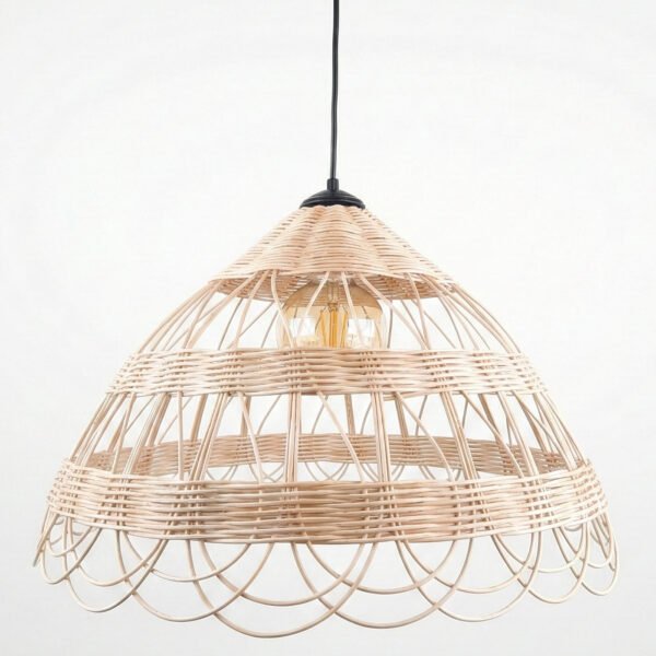 Papatya Rattan Avize