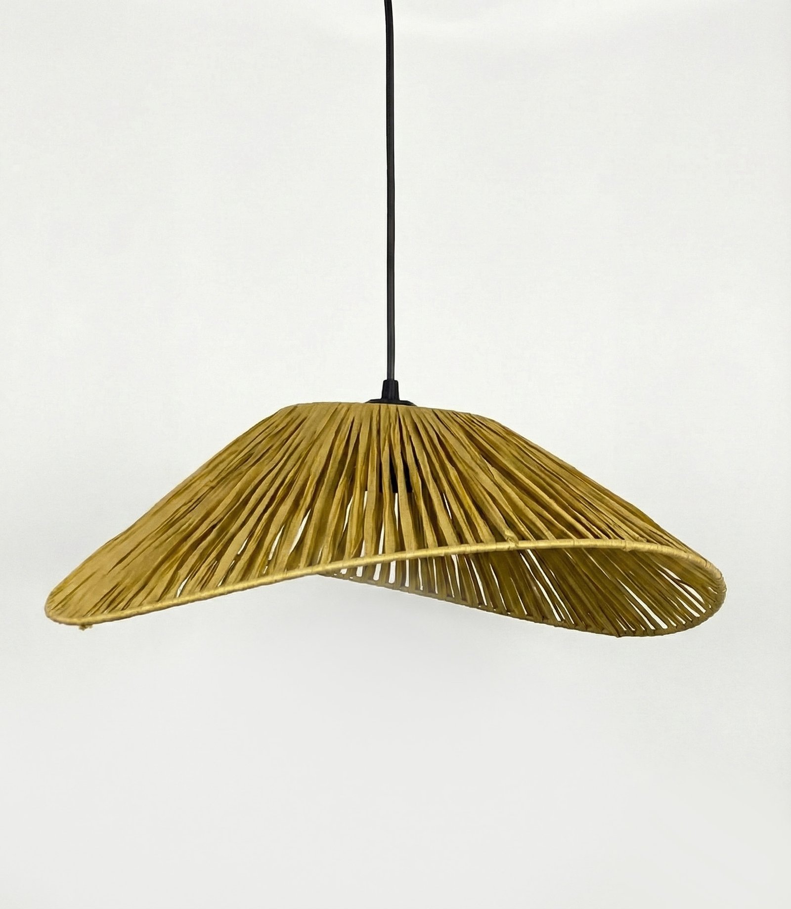 avz-20-kahve-01 Yelken Rafya Avize - Görsel 1