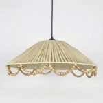 Oryantal Boncuklu Rafya Avize